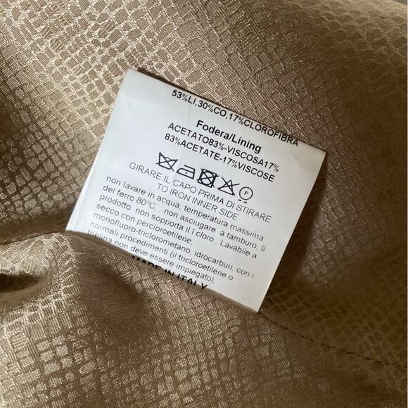 Golden Goose Deluxe Beige Double Breasted Blazer - Picture 7 of 10